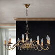 Candelabru clasic alama patinata 10xE14/40W, Stilluster LU 1285/10 Patina Orion